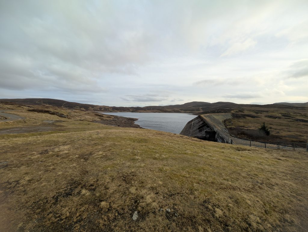 Three images of Lochan Breaclaich.
